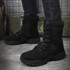 Herren Feste Tactical Boots mit seitlichem Reißverschluss und griffiger Sohle R&B
