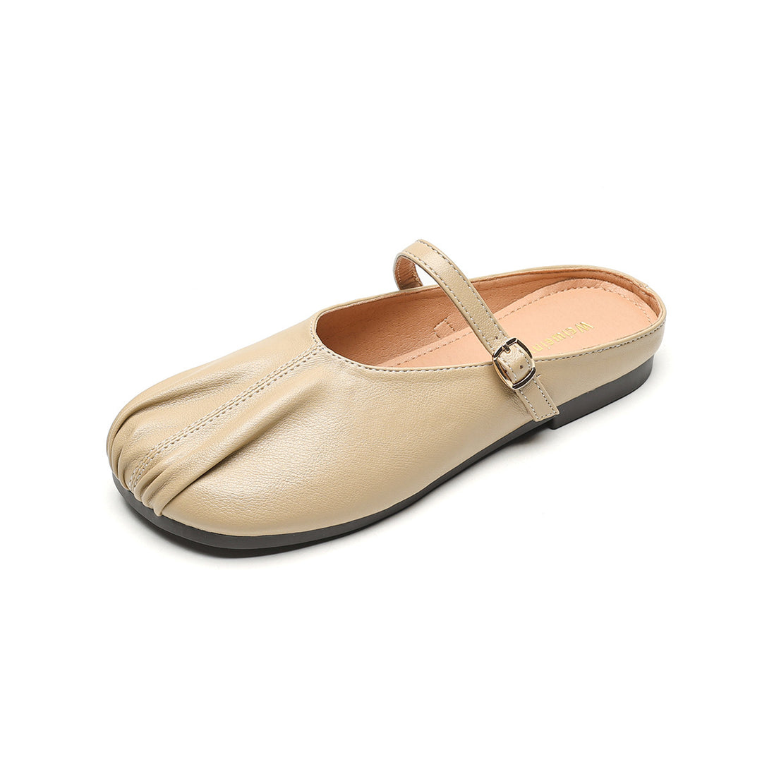 Damen elegante Clogs mit komfortabler Schnallenverstellung R&B
