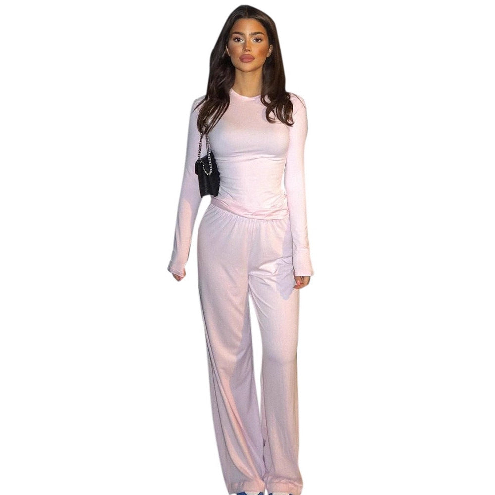Damen Bequemer Lounge-Anzug mit weichem Material und lässigem Schnitt R&B