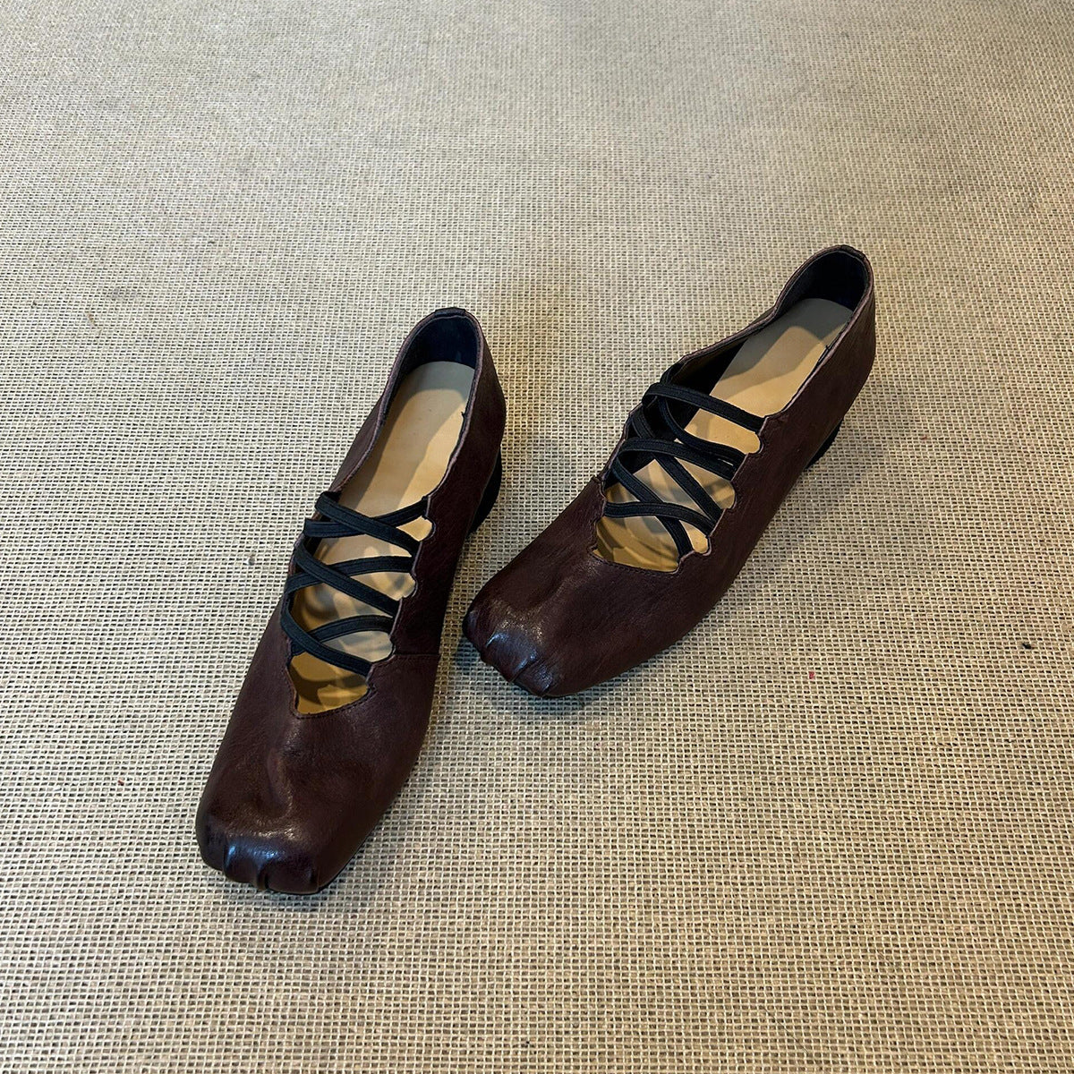 Damen modische Sling-Pumps mit elastischen Bändern