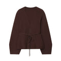 Damen Strickjacke mit eleganter Taillierung und V-Ausschnitt R&B