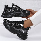 Damen Sportliche Sneakers mit atmungsaktivem Obermaterial und stoßdämpfender Sohle