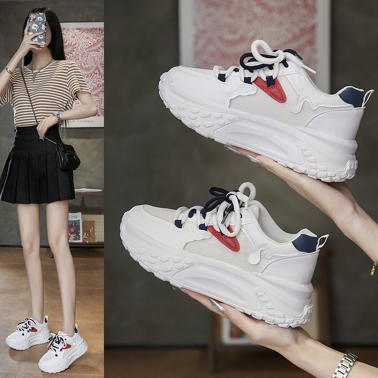Damen Sportliche Sneakers mit atmungsaktiver Netzstruktur und flexibler Sohle R&B