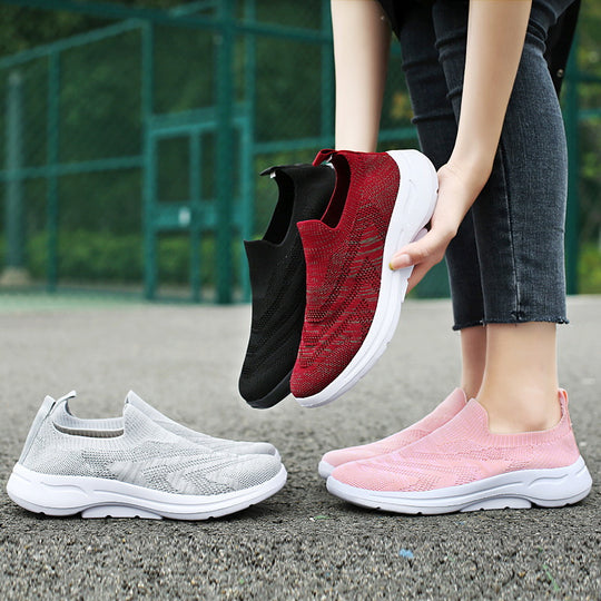 Damen Indoor-Laufschuhe mit flexiblem Obermaterial und rutschfester Laufsohle R&B