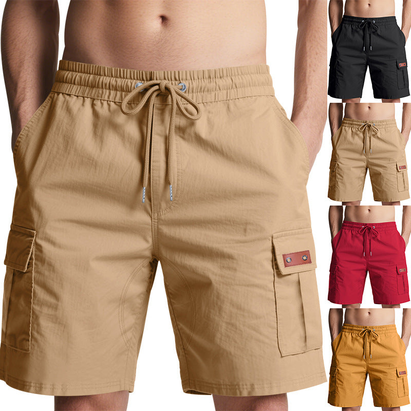Herren Cargo-Shorts mit elastischem Bund und praktischen Taschen R&B