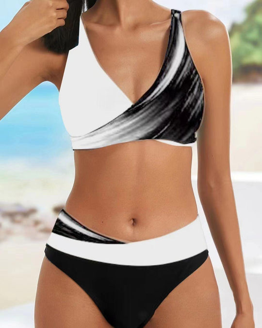 Damen Bikini-Set mit innovativem Farbverlauf R&B