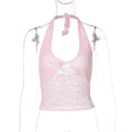 Damen Haltertop aus feiner Spitze R&B
