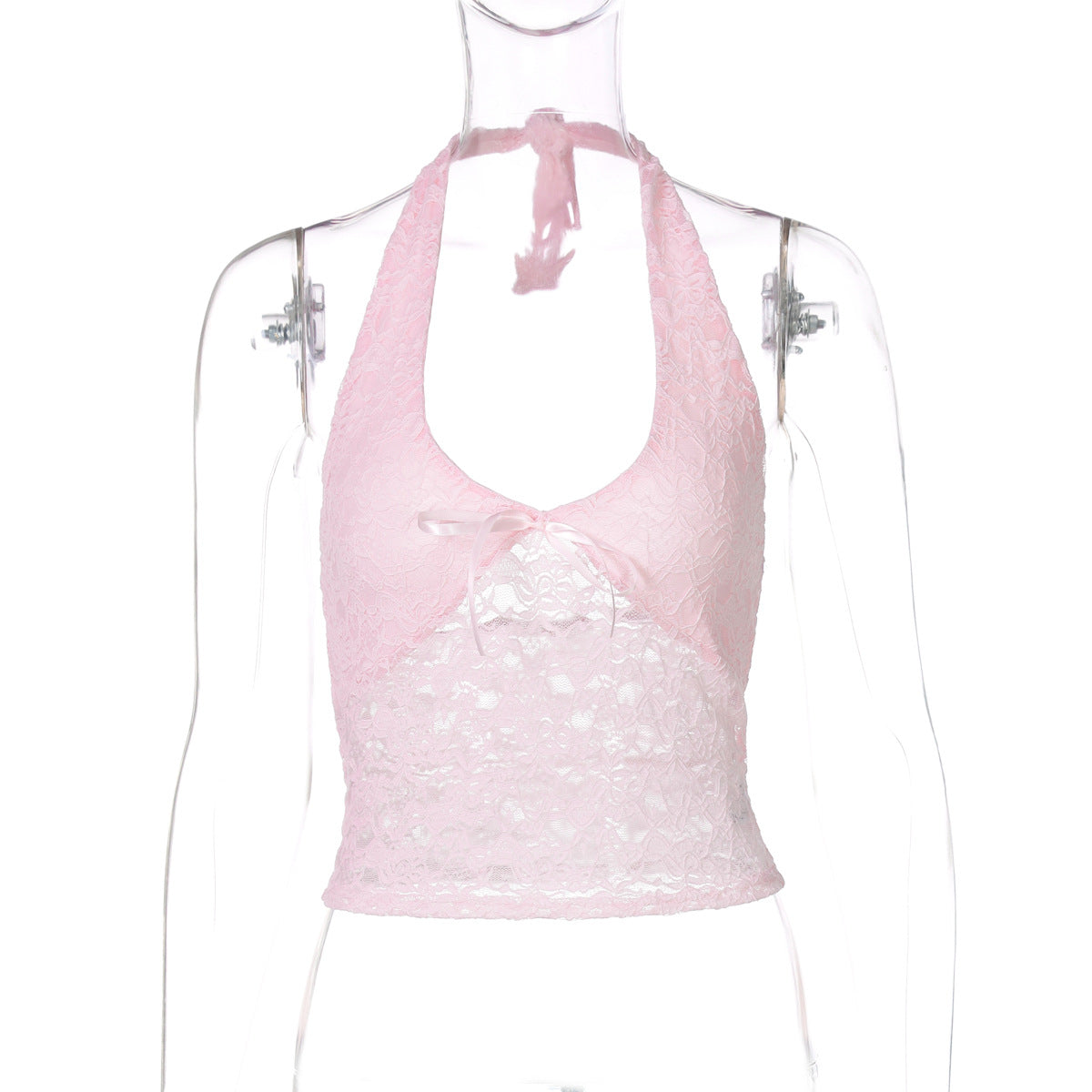 Damen Haltertop aus feiner Spitze R&B