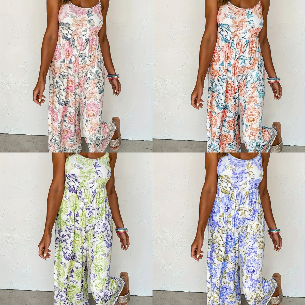 Damen Floral Maxikleid R&B
