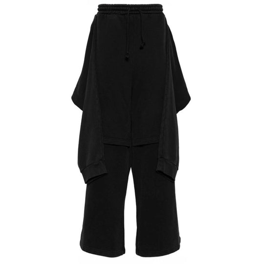 Damen Oversized Freizeithose mit seitlichen Einsätzen und elastischem Bund R&B