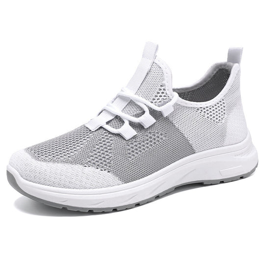 Damen atmungsaktive Laufschuhe mit elastischen Schnürsenkeln R&B