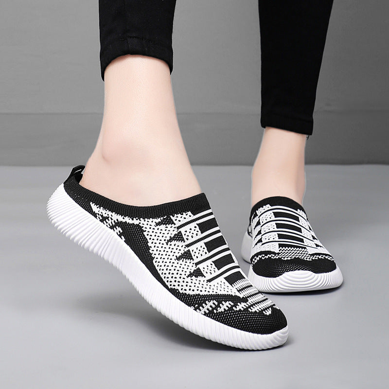 Damen Atmungsaktive Slip-On Schuhe mit elastischem Obermaterial