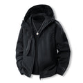 Herren wasserfeste Multifunktionsjacke mit Kapuze und praktischen Taschen R&B