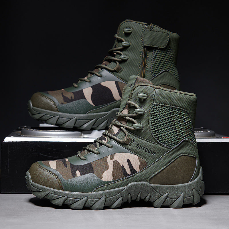 Herren Atmungsaktive High-Top Sportstiefel R&B