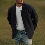 Herren leichte Überjacke mit Taschen und modernem Schnitt R&B