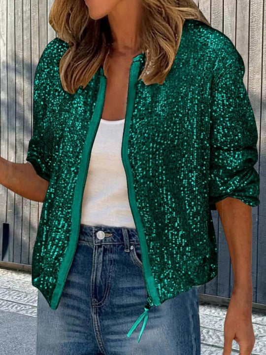 Damen Paillettenjacke im modernen Schnitt R&B