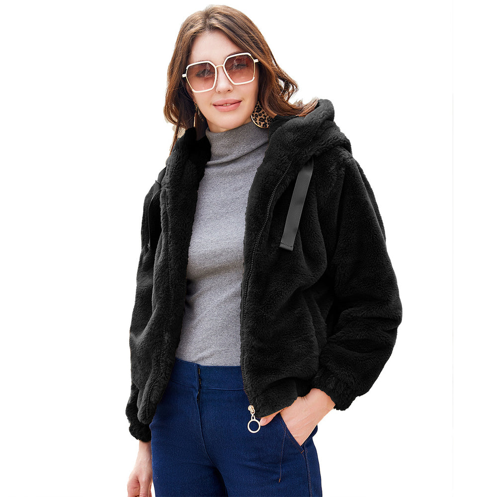 Damen Kuscheljacke mit hochabschließendem Kragen R&B