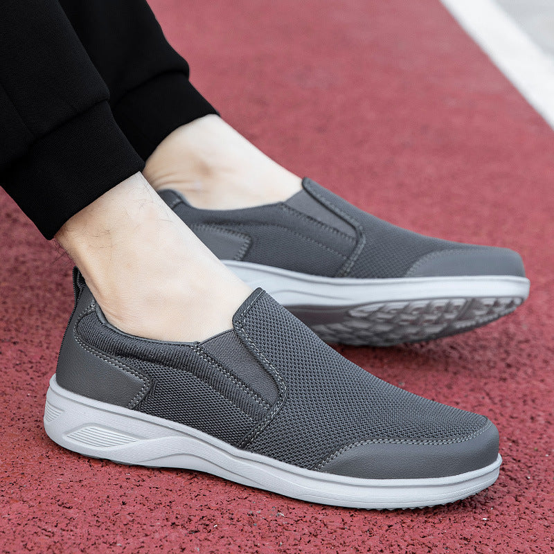 Damen Elastische Slip-On Sneakers mit atmungsaktivem Mesh-Obermaterial R&B