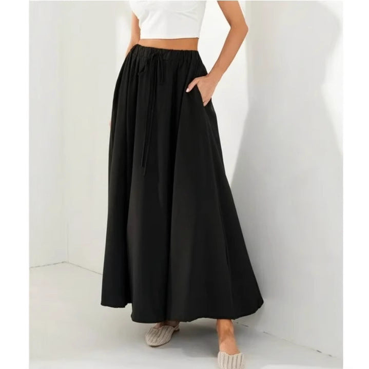 Damen Maxi-Rock im floralen Design mit elastischem Bund R&B