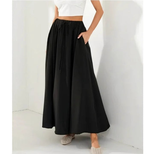 Damen Maxi-Rock im floralen Design mit elastischem Bund R&B
