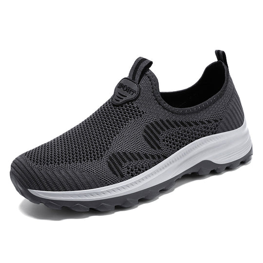 Damen Bequeme Slip-On Sportschuhe mit atmungsaktivem Mesh-Obermaterial R&B