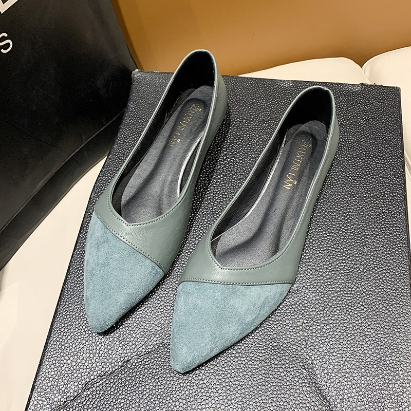 Damen nan spitze Schlupfhalbschuhe im Materialmix mit ergonomischem Komfortfußbett und flexibler Profillaufsohle R&B