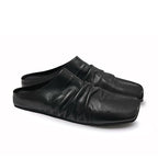 Damen modische Mules mit elegantem Faltenwurf und bequemer Passform R&B