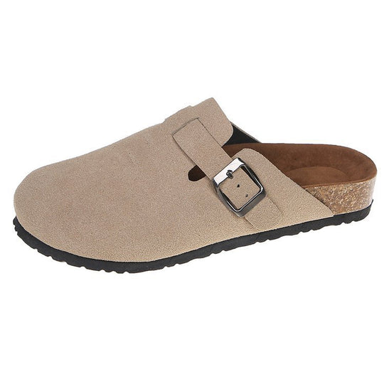 Damen Bequeme Clogs mit verstellbarem Riemen und anatomischem Fußbett R&B
