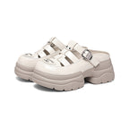 Damen Modische Clogs mit innovativem Dämpfungssystem und verstellbarem Riemen R&B
