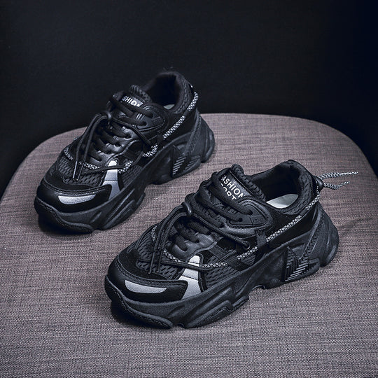 Damen Sportliche Chunky Sneakers mit atmungsaktivem Obermaterial und rutschfester Sohle R&B