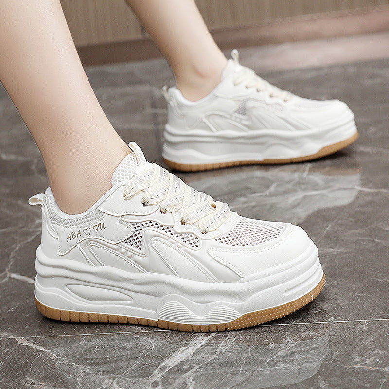 Damen Sportliche Sneakers mit atmungsaktiver Mesh-Oberfläche und dämpfendem Sohlenprofil R&B