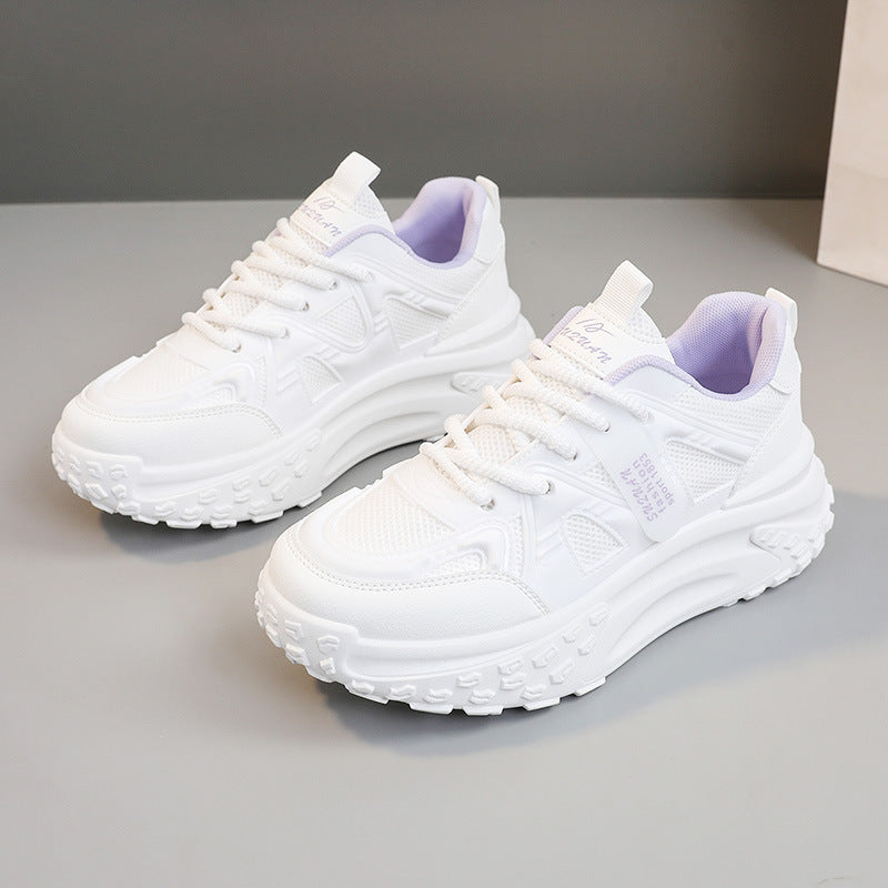 Damen sportliche Sneakers mit dämpfendem Sohlenprofil und atmungsaktiver Mesh-Oberfläche R&B