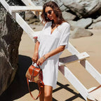 Damen lockeres Strandkleid R&B