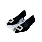 Damen Elegante Pumps mit funkelndem Strassbesatz und komfortablem Absatz R&B