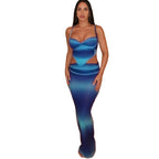 Damen Figurbetontes Maxikleid mit verführerischem Ausschnitt und raffinierten Schnürdetails R&B