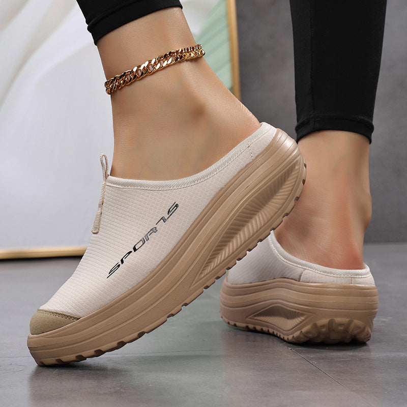 Damen Komfortable Freizeitschuhe mit elastischen Einsätzen