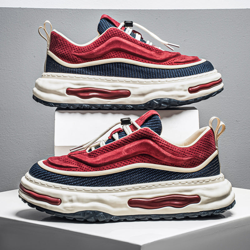 Damen Sportliche Air-Sohle Sneakers mit atmungsaktivem Obermaterial und flexiblem Design R&B
