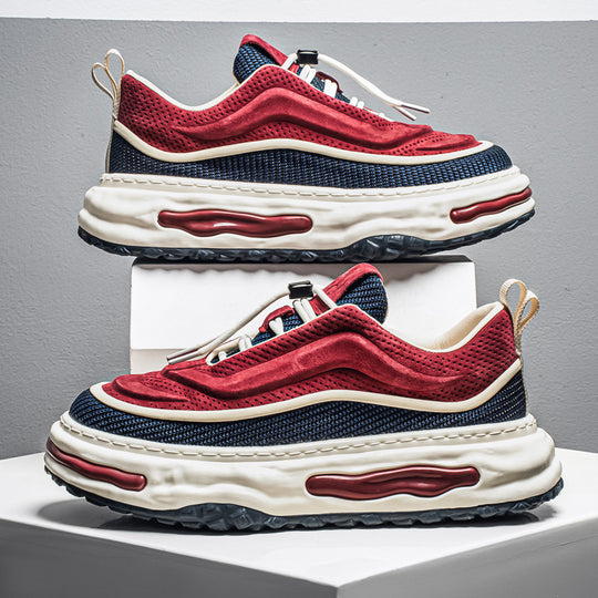 Damen Sportliche Air-Sohle Sneakers mit atmungsaktivem Obermaterial und flexiblem Design R&B
