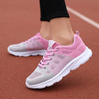 Damen Sportliche Lauf-Sneaker mit atmungsaktiver Mesh-Oberfläche R&B