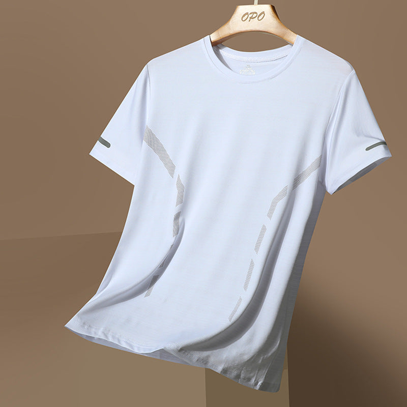 Herren nan atmungsaktives Funktions-T-Shirt aus Mikrofasern mit Belüftungszonen R&B