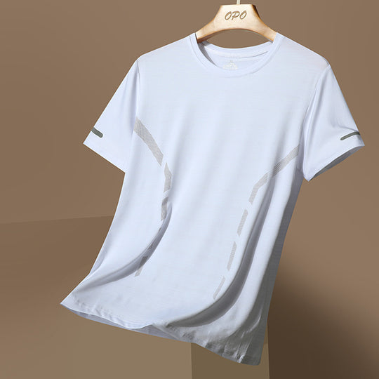 Herren nan atmungsaktives Funktions-T-Shirt aus Mikrofasern mit Belüftungszonen R&B