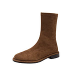 Damen Elegante Stiefeletten mit stretchbarem Obermaterial und rutschfester Sohle R&B