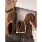 Damen Trendige Chelsea Boots mit modischer Plateau-Sohle R&B