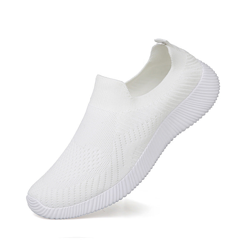 Damen Atembare Slip-On Sneakers mit elastischem Obermaterial