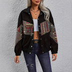 Damen Modischer Allrounder mit Ethnomuster