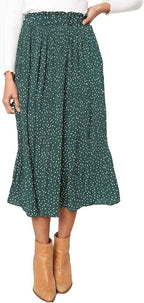 Damen Maxirock mit modischem Animal Print R&B