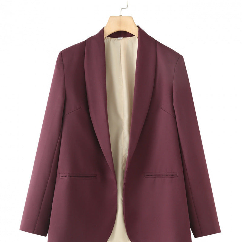 Damen eleganter Blazer mit einzigartigem Schnitt und Taschen R&B