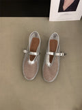Damen Mesh-Slipper mit verstellbarem Riemen R&B