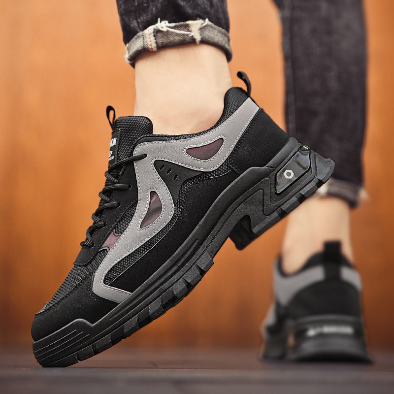 Damen Sportliche Chunky Sneakers mit atmungsaktiver Mesh-Oberfläche und rutschfester Sohle R&B