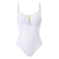 Damen Schwimmanzug mit Raffungen und elegantem Dekor R&B